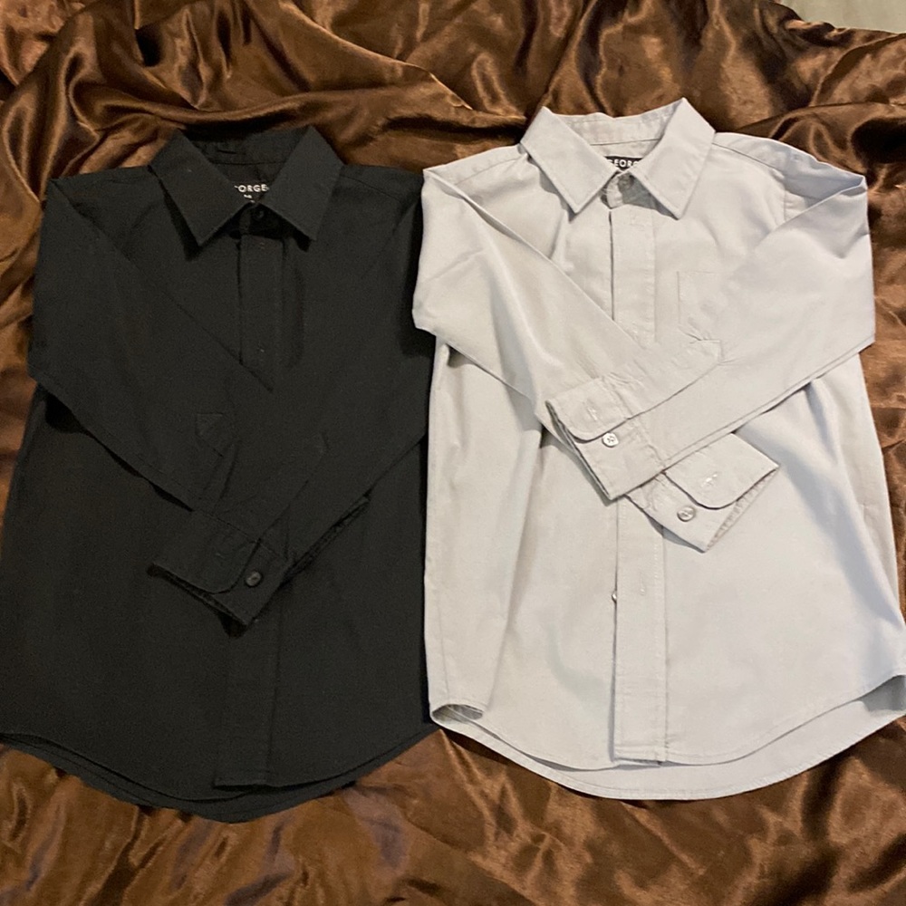 2 nice boy dress shirts!